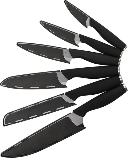 Elite Chef 3-Piece Black Ceramic Knife Set