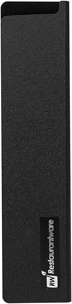 Sensei 8.5 x 2 Inch Knife Sleeve, 1 Knife Protector - Fits Santoku and Chef's Knife, Felt Lining, Black Plastic Knife Blade Guard, Durable, Cut-Proof