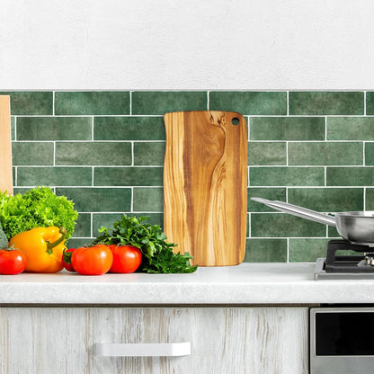 Rock & Branch Olive Wood Cutting and Serving Board, Wooden Chopping Board for Kitchen, 11-13/16" x 6-9/16"