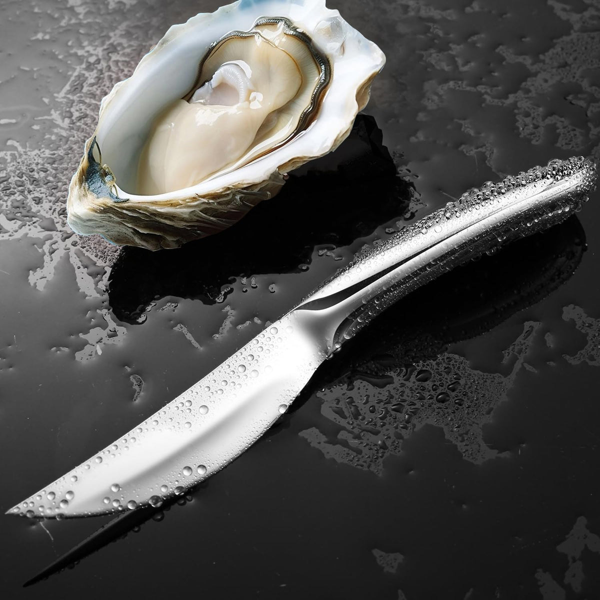 Premium Oyster Shucking Knife, Stainless Steel Oyster Shucker Tool