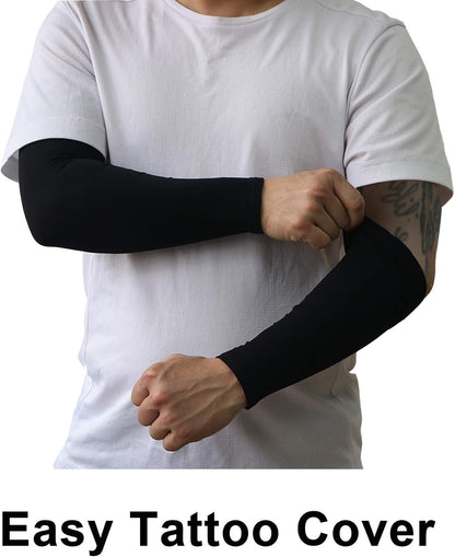 UV Protection Cooling Arm Sleeves for Men and Women UPF 50 Sun Sleeve