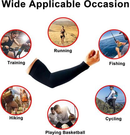 UV Protection Cooling Arm Sleeves for Men and Women UPF 50 Sun Sleeve