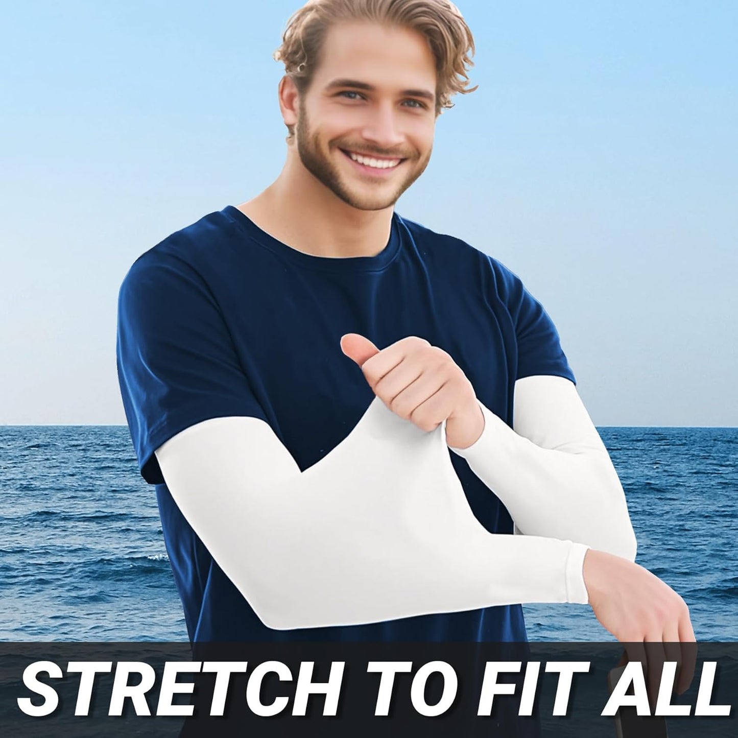 UV Protection Cooling Arm Sleeves for Men and Women UPF 50 Sun Sleeve