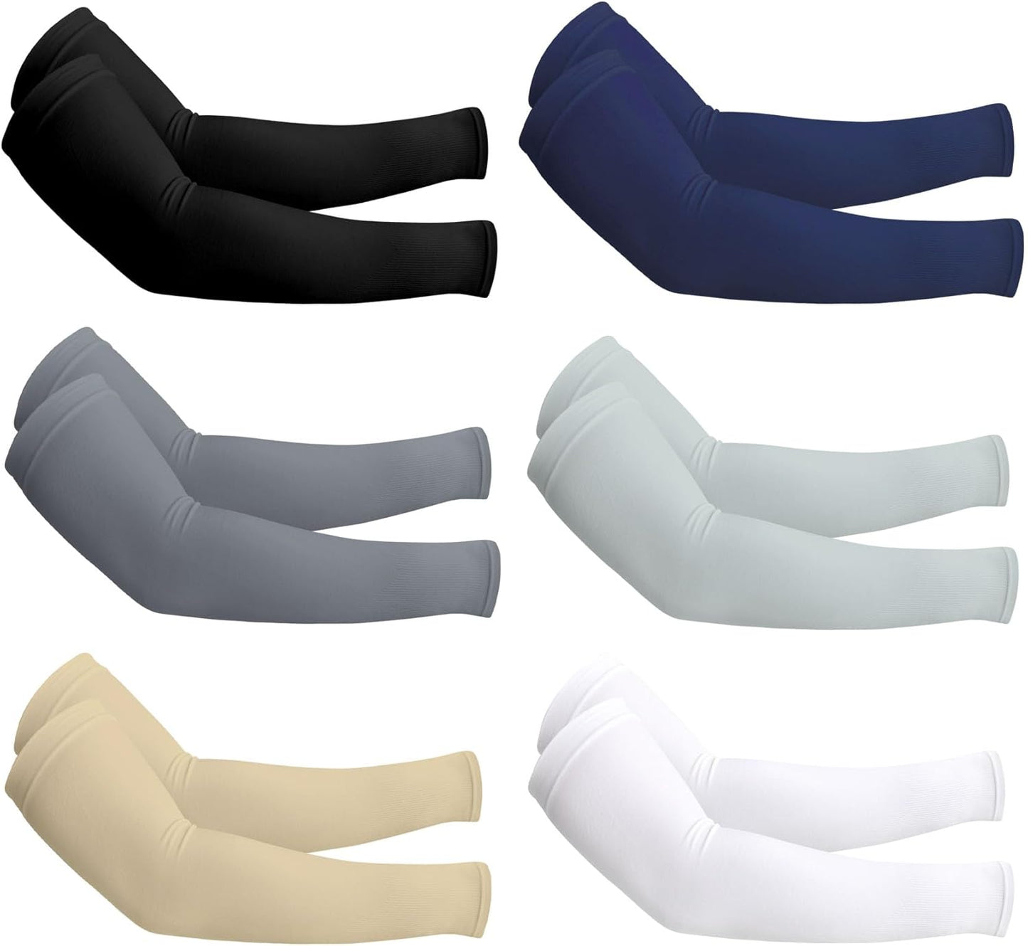 UV Protection Cooling Arm Sleeves for Men and Women UPF 50 Sun Sleeve