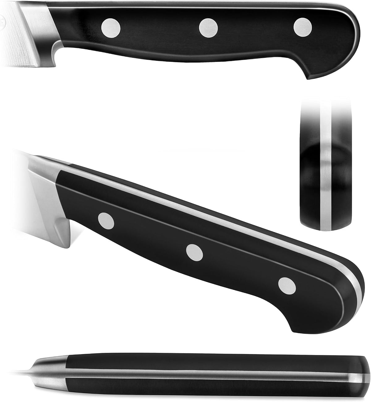 Cangshan V2 Series 1020434 German Steel Forged Peeling/Tourne Knife, 2.75-Inch Blade