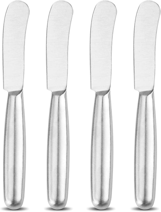 Spreader Knife Set 4-Piece Butter Knife Stainless Steel Cheese Knife Set for Jams and Cream 8.4-inch