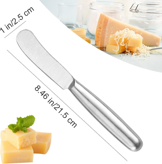 Spreader Knife Set 4-Piece Butter Knife Stainless Steel Cheese Knife Set for Jams and Cream 8.4-inch