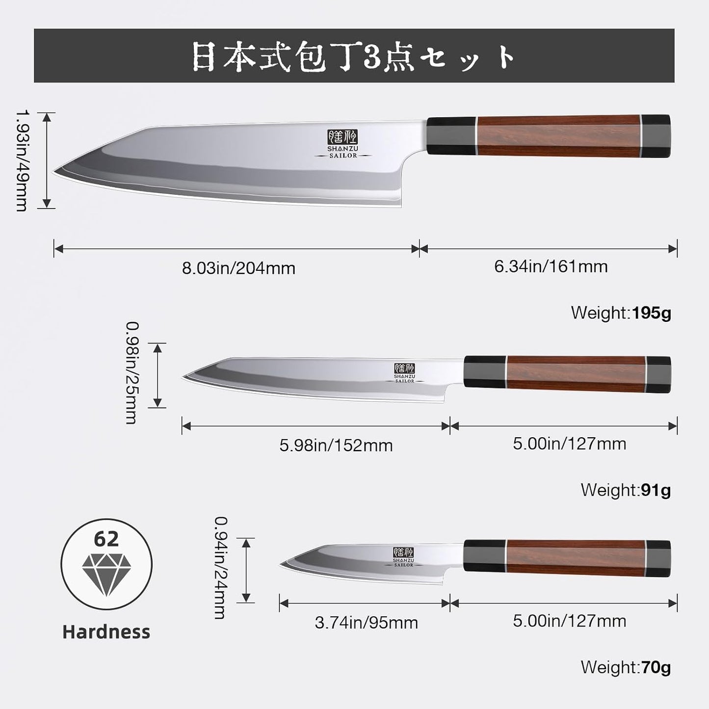 10 Inch Japanese Sushi Knife, 9 Layers 10Cr15MoV High Carbon Steel | Sashimi Knife, Sharp Cutting Yanagiba Knives with Red Sandalwood Handle for Sushi Making, Slicing & Fish Knives