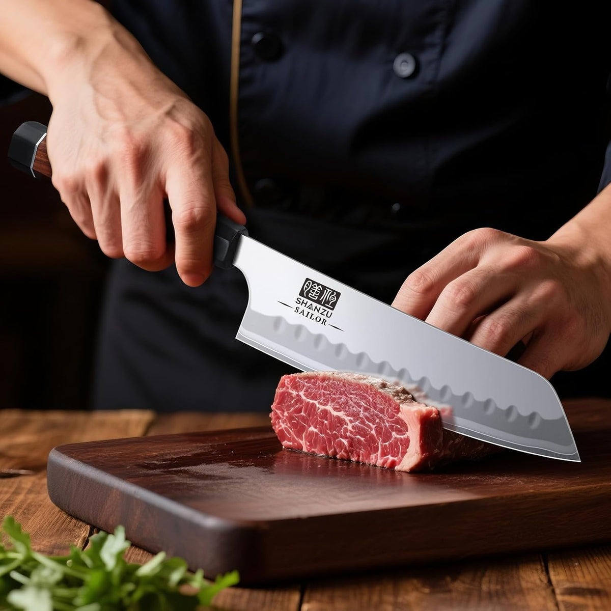 10 Inch Japanese Sushi Knife, 9 Layers 10Cr15MoV High Carbon Steel | Sashimi Knife, Sharp Cutting Yanagiba Knives with Red Sandalwood Handle for Sushi Making, Slicing & Fish Knives