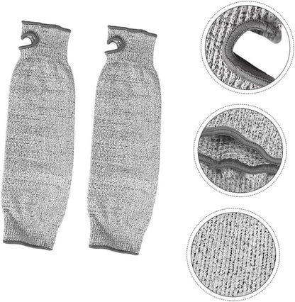 Gardening Arm Protection Sleeves for Women Cut Resistant Arm Guards with Thumb Hole Comfortable and
