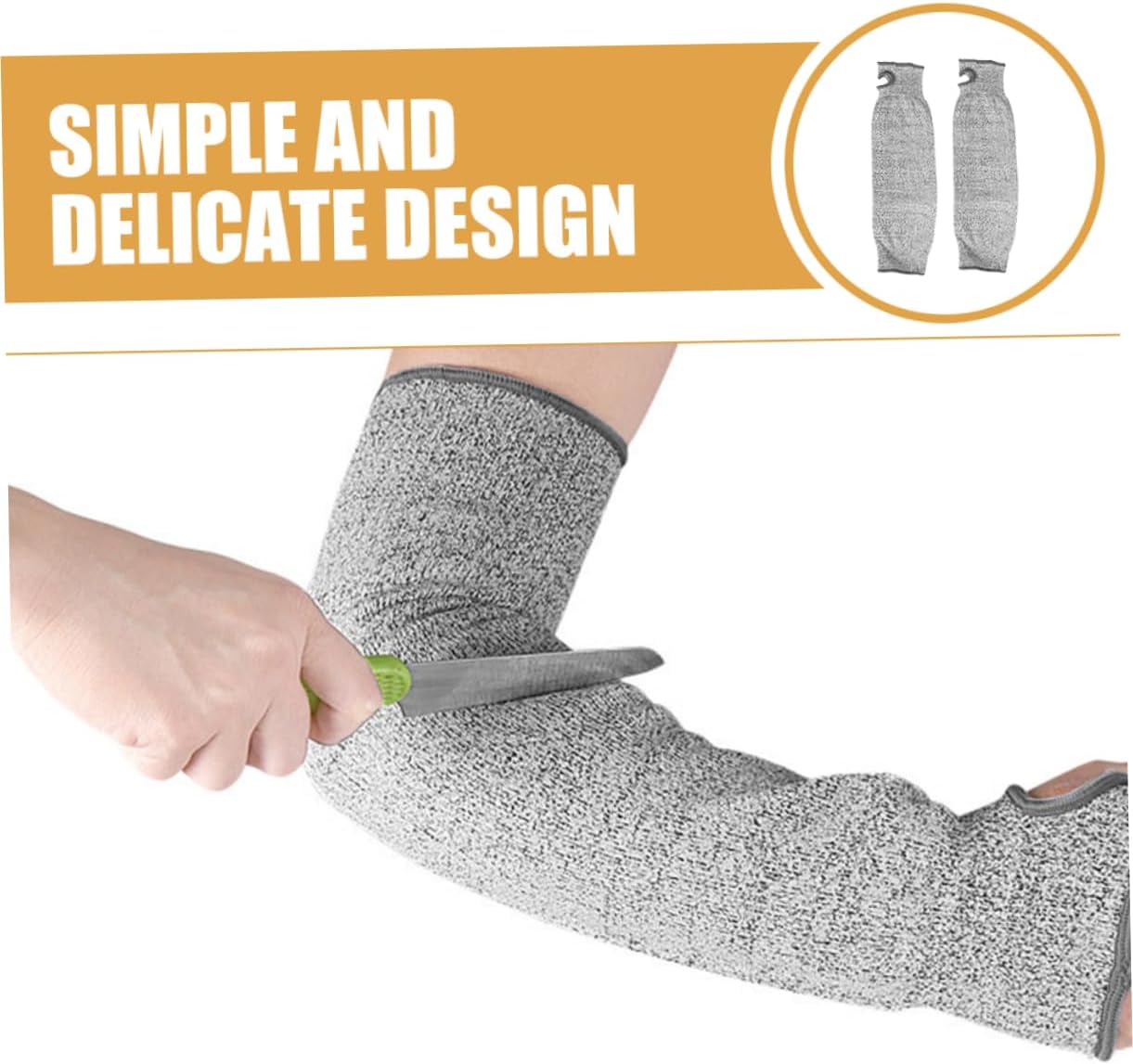Gardening Arm Protection Sleeves for Women Cut Resistant Arm Guards with Thumb Hole Comfortable and