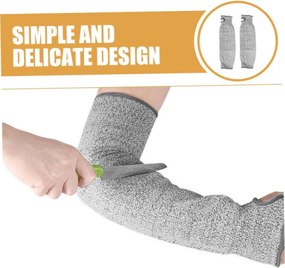 Gardening Arm Protection Sleeves for Women Cut Resistant Arm Guards with Thumb Hole Comfortable and