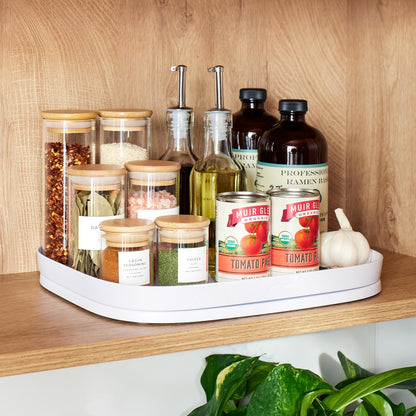 MagicTrack Rectangle Turntable, Lazy Susan Max Cabinet Organizer