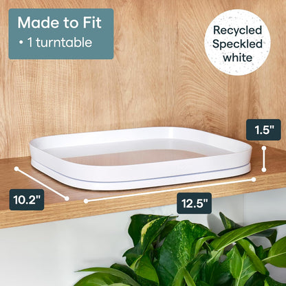 MagicTrack Rectangle Turntable, Lazy Susan Max Cabinet Organizer