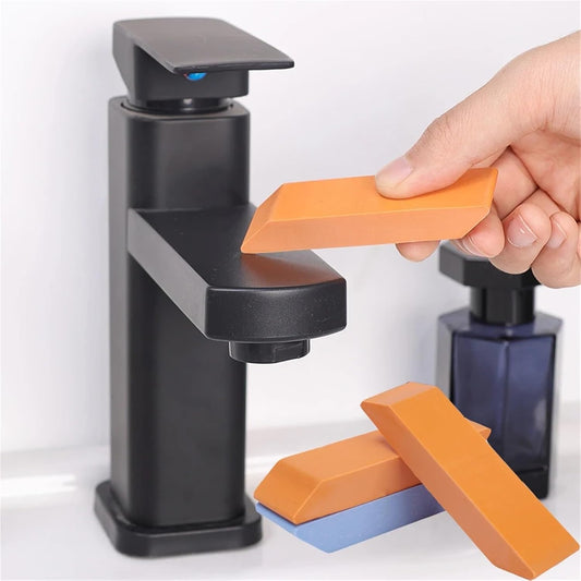 Rust Eraser 3 Pcs Reusable Stainless Steel Eraser for Rust & Stain Removal(Blue-Rubber)