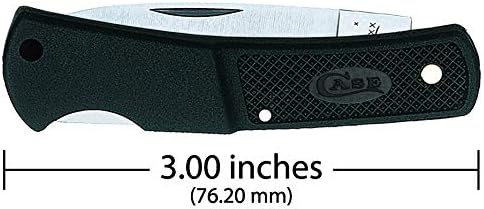Case WR XX Pocket Knife Caliber Small Lockback Item #156 - (Lt 1225 L SS) - Length Closed: 3 Inches