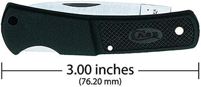 Case WR XX Pocket Knife Caliber Small Lockback Item #156 - (Lt 1225 L SS) - Length Closed: 3 Inches