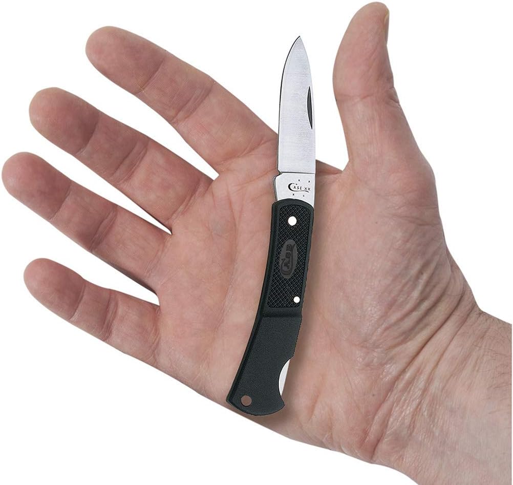 Case WR XX Pocket Knife Caliber Small Lockback Item #156 - (Lt 1225 L SS) - Length Closed: 3 Inches