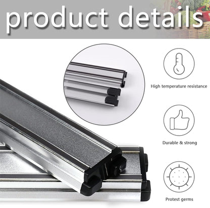 Kitchens Aluminum Magnetic Knife Bar - Rust Free (16 INCH)