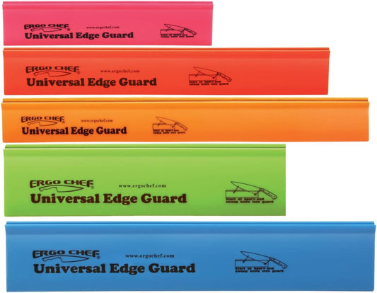 5pc Universal Knife Edge Guard Set Multicolored / Multi-sized / for Chef knife, Santoku, Bread, Utility and Paring knives