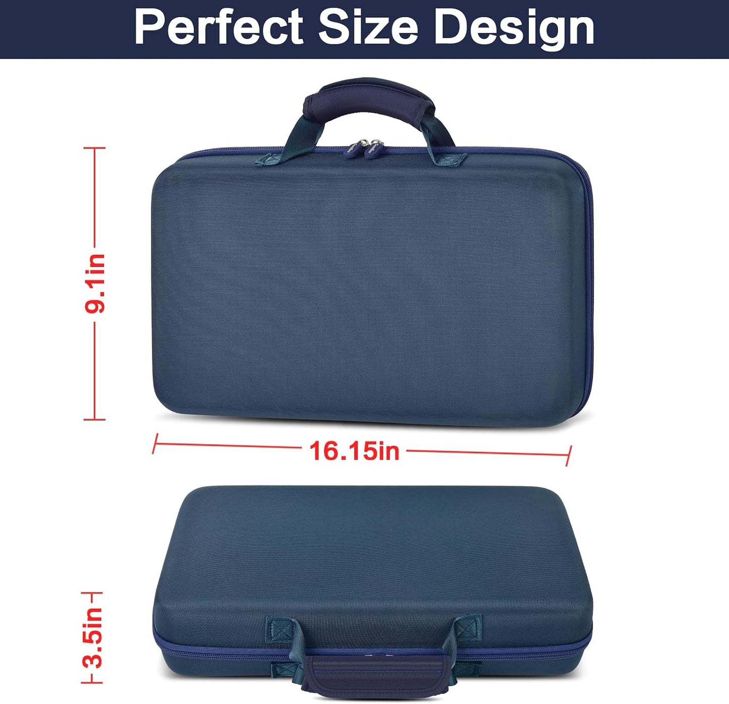 64+ Pocket Knife Storage Case for Folding Knife Collections | Hard EVA Shell, 88 Slots, 2 Dividers and Elastic Straps for EDC, Camping and Collector Knives, Case Only