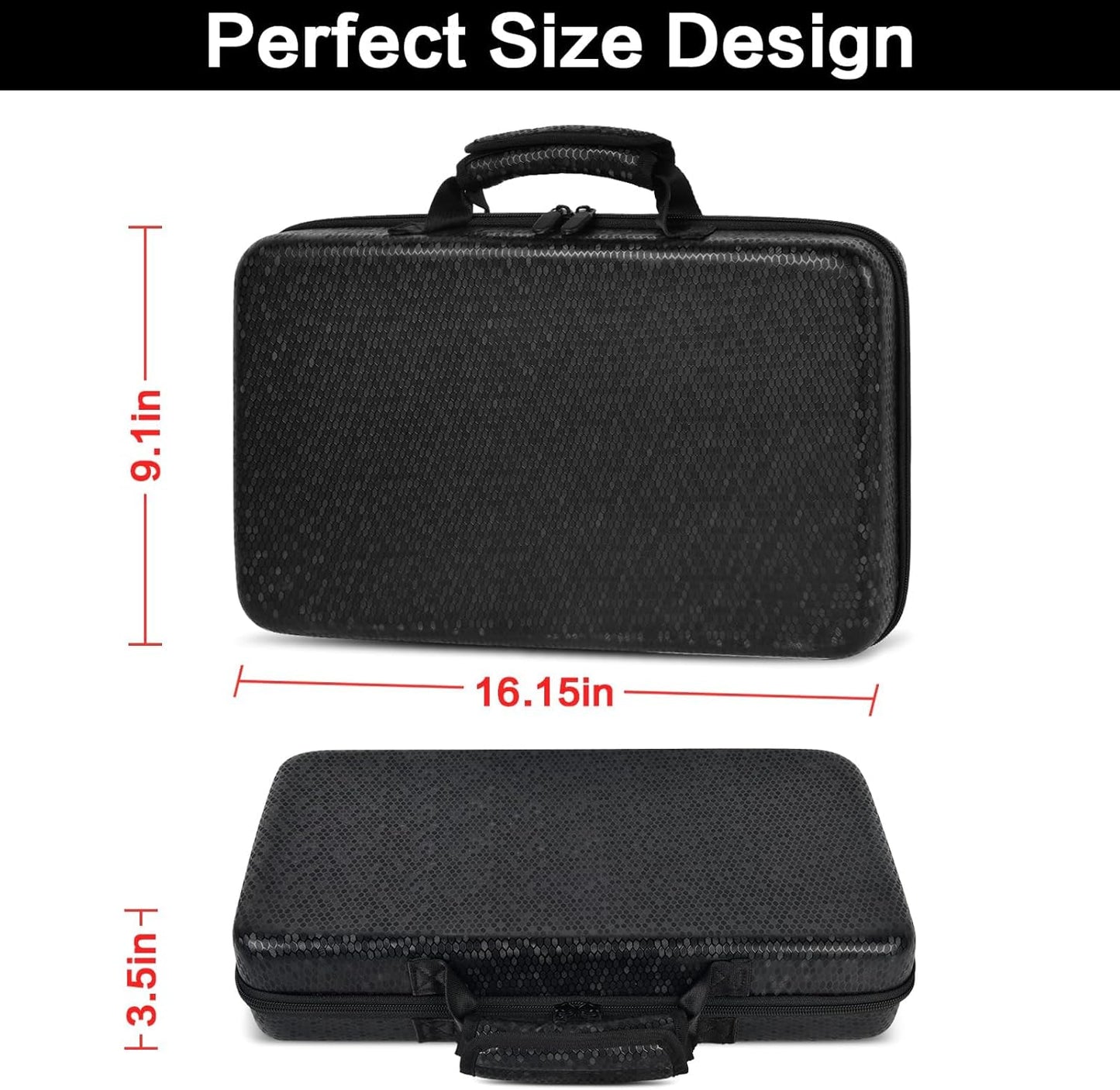 64+ Pocket Knife Storage Case for Folding Knife Collections | Hard EVA Shell, 88 Slots, 2 Dividers and Elastic Straps for EDC, Camping and Collector Knives, Case Only