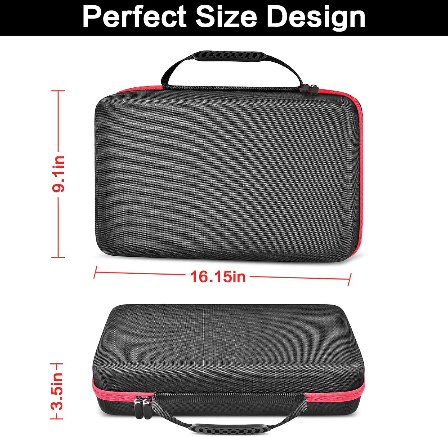 64+ Pocket Knife Storage Case for Folding Knife Collections | Hard EVA Shell, 88 Slots, 2 Dividers and Elastic Straps for EDC, Camping and Collector Knives, Case Only
