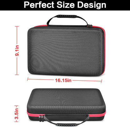 64+ Pocket Knife Storage Case for Folding Knife Collections | Hard EVA Shell, 88 Slots, 2 Dividers and Elastic Straps for EDC, Camping and Collector Knives, Case Only
