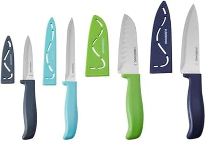 Paring Knife Set, 3-Piece, Blue