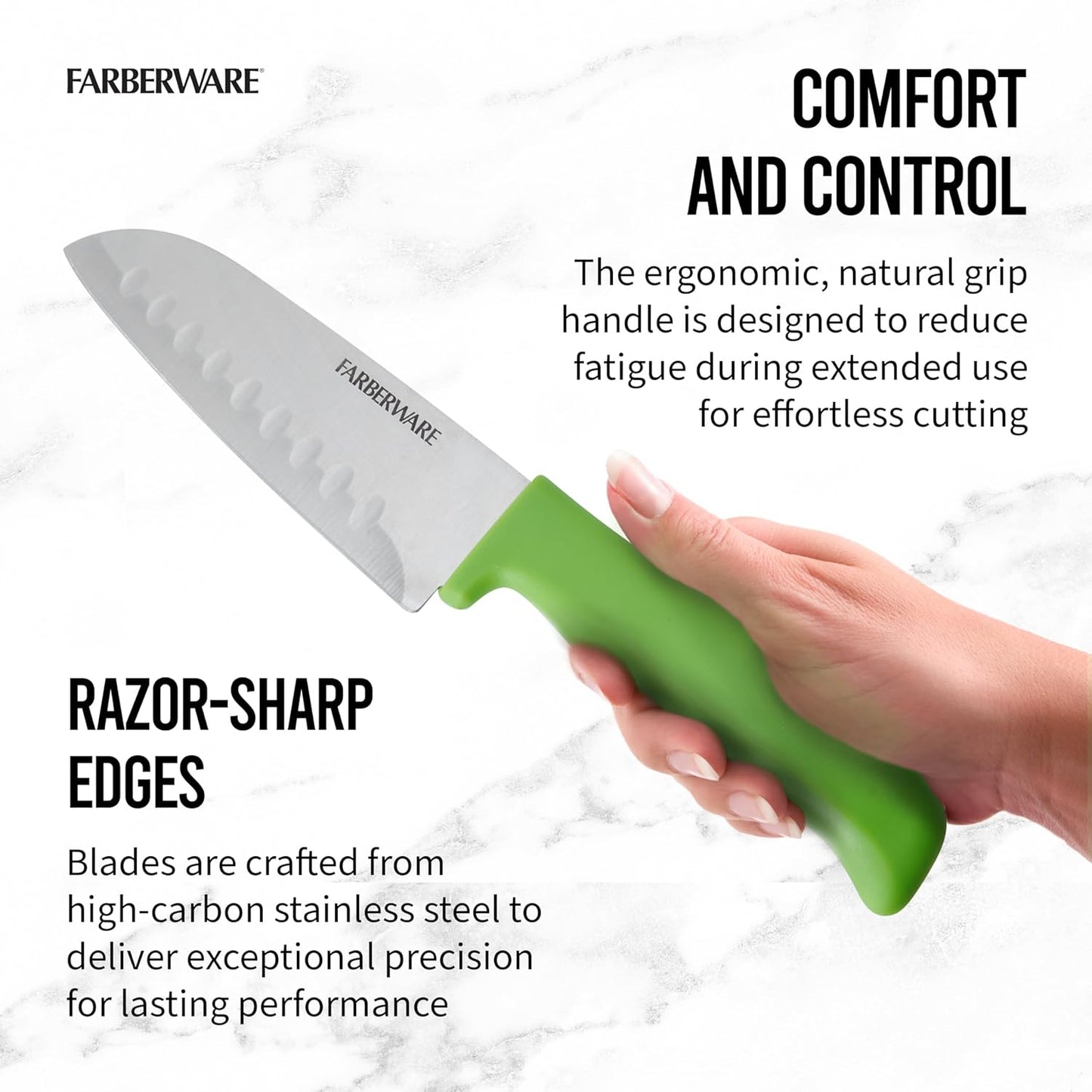 Paring Knife Set, 3-Piece, Blue
