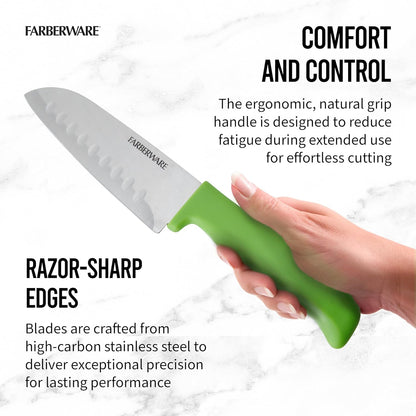 Paring Knife Set, 3-Piece, Blue