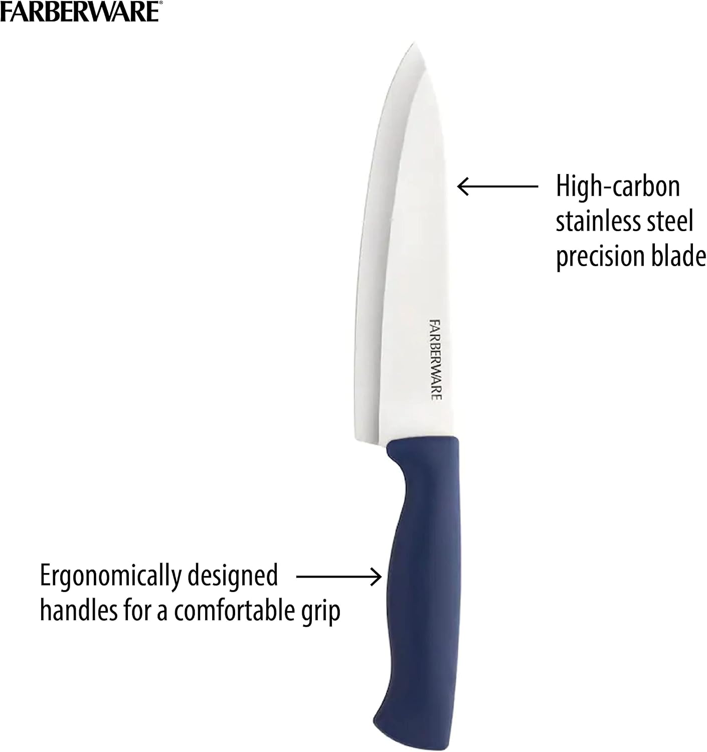 Paring Knife Set, 3-Piece, Blue