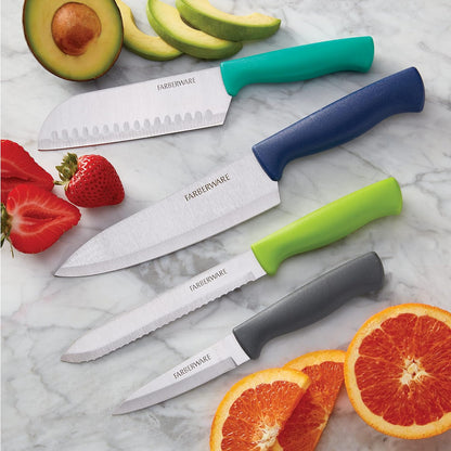 Paring Knife Set, 3-Piece, Blue