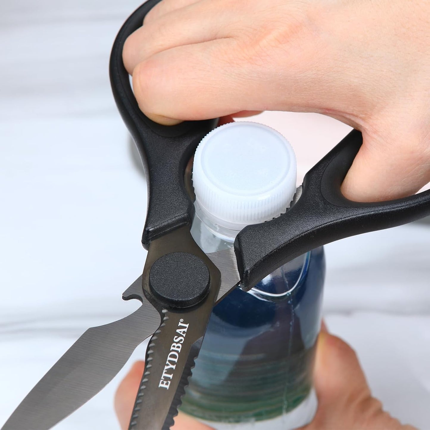 Kitchen Scissors Come Apart, All Purpose Kitchen Shears for Food | Easy to Clean,Comfort Grip,Detachable Titanium Plated Blade,Sharp and Durable for Meat, Poultry, Fish