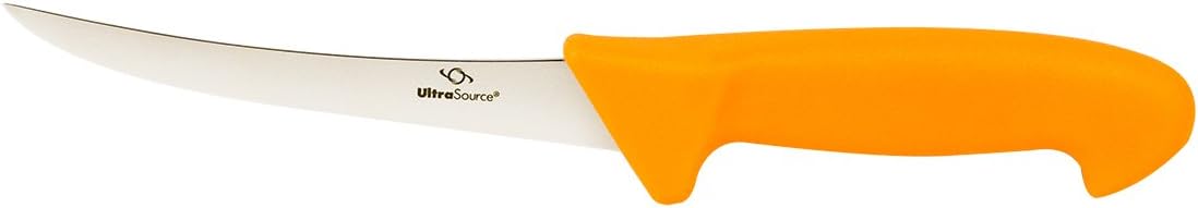 Boning Knife, 6" Curved/Stiff Blade, Polypropylene Handle
