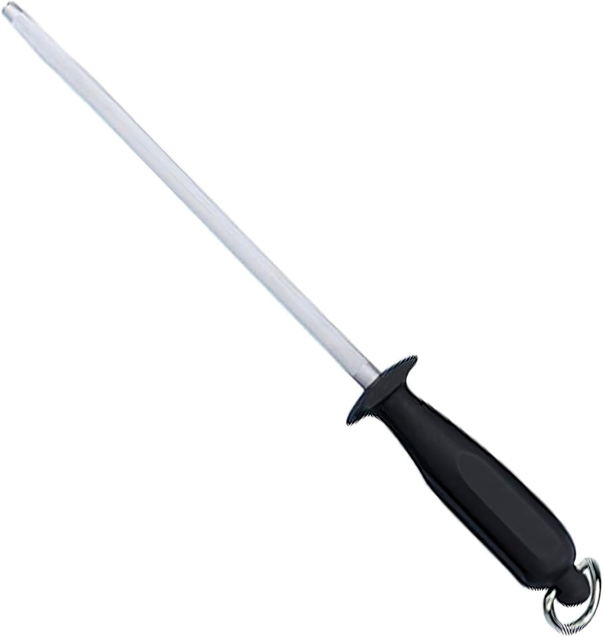 Sharpening Steel 10 Inch Nitrum Stainless Steel and 250 mm blade. Series Chaira. Body Carbon Steel Chromium Coated 11 - Handle Polypropylene. Lightweight and smooth shapes. Color Black.