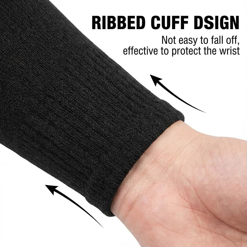 Arm Protectors For Thin Skin And Bruising, Kevlar Sleeves. A5 Level Cut Resistant Arm Sleeves For Gardening, Welding, Kitchen (Grey, 17.7 In)