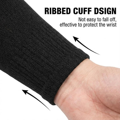 Arm Protectors For Thin Skin And Bruising, Kevlar Sleeves. A5 Level Cut Resistant Arm Sleeves For Gardening, Welding, Kitchen (Grey, 17.7 In)