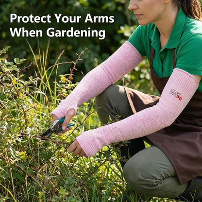 Arm Protectors For Thin Skin And Bruising, Kevlar Sleeves. A5 Level Cut Resistant Arm Sleeves For Gardening, Welding, Kitchen (Grey, 17.7 In)