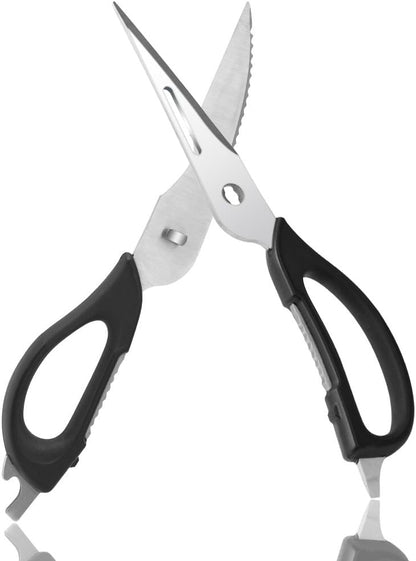 Kitchen Shears, Multi-Purpose Utility Scissors, Heavy Duty Kitchen Scissors for Chicken, Poultry, Fish, Meat, Vegetables, Herbs and BBQ, Come Apart for Cleaning