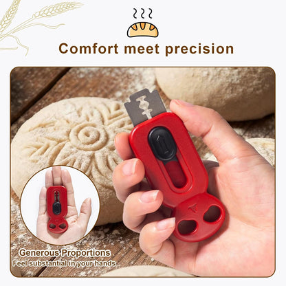 Magnetic Retractable Bread Lame, 10 Replaceable Blades Dough Scoring Tool for Sourdough Baking