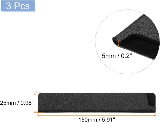 3Pcs Knife Edge Guards 5.9"x1" ABS Knife Cover Sleeves Knife Case Blade Protector Universal Knife Sheath for Home Kitchen Knife