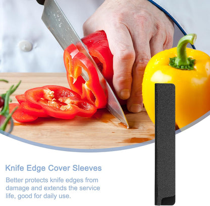 3Pcs Knife Edge Guards 5.9"x1" ABS Knife Cover Sleeves Knife Case Blade Protector Universal Knife Sheath for Home Kitchen Knife