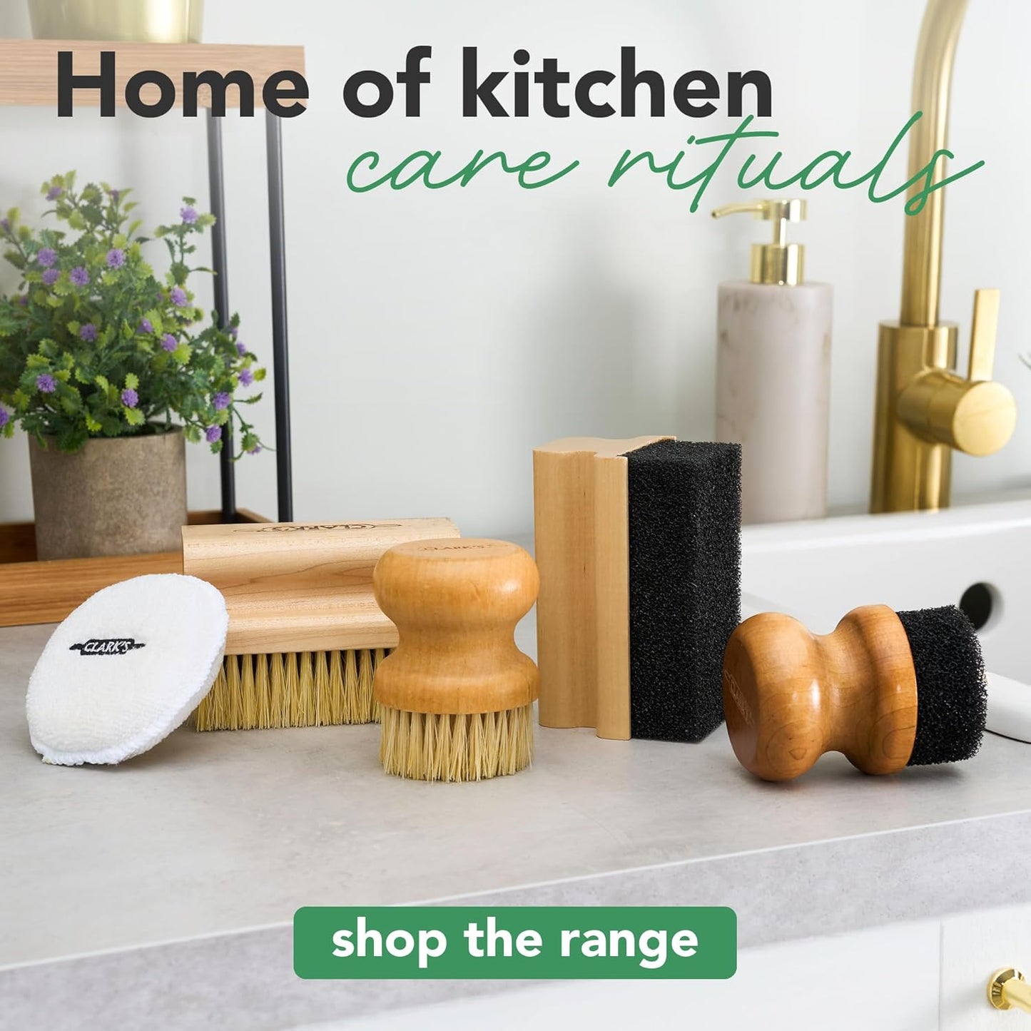 Cutting Board Oil & Wax Brush with Maple Wood Handle - Large