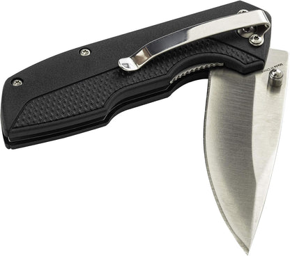 Smith's 51230 3 Piece Folding Knife Combo Kit - Folding Pocket Knife, Multi-Tool Pliers, 2-Stage Sharpener - 12 Tools in One - Camping, Hiking & Hunting Survival Tool - Lightweight + Stainless Steel