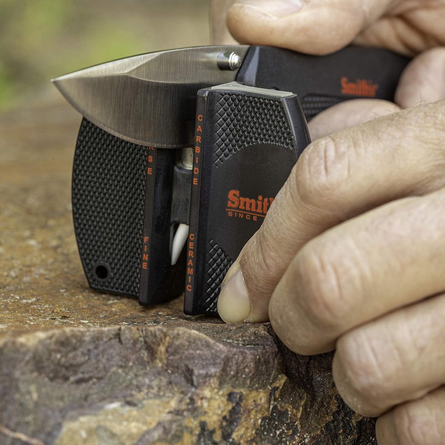 Smith's 51230 3 Piece Folding Knife Combo Kit - Folding Pocket Knife, Multi-Tool Pliers, 2-Stage Sharpener - 12 Tools in One - Camping, Hiking & Hunting Survival Tool - Lightweight + Stainless Steel