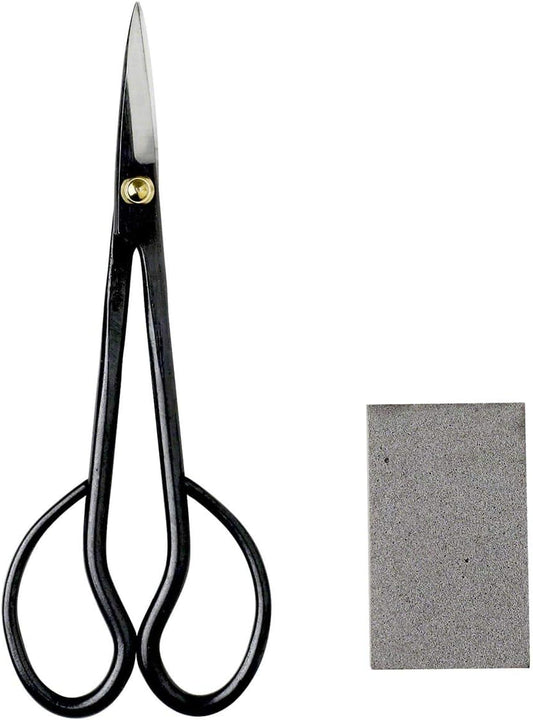 Wazakura Japanese Bonsai Trimming Care Kit Made in Japan, Satsuki Bonsai Scissors 7inch(180mm) + Sap Rust Eraser Gift Box Set