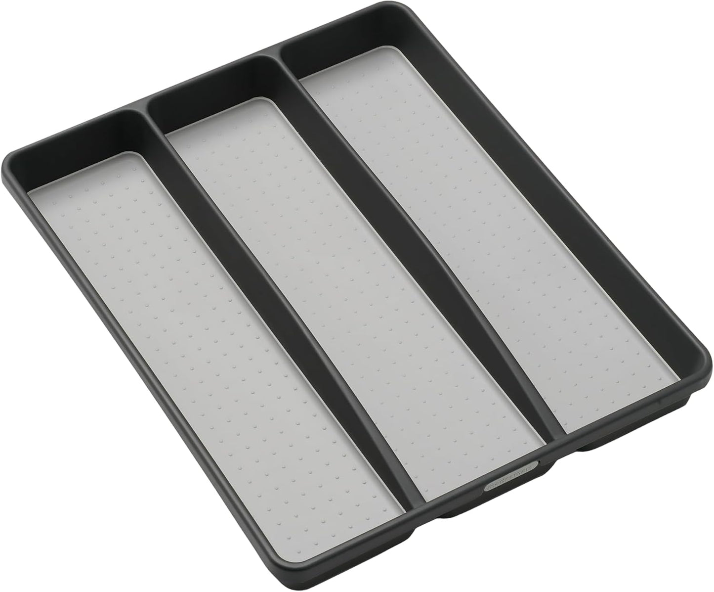 Classic Utensil Tray - Granite | CLASSIC COLLECTION | 3-Compartments | Kitchen Organizer | Non-slip Lining and Rubber Feet | Easy to Clean | BPA-Free Large