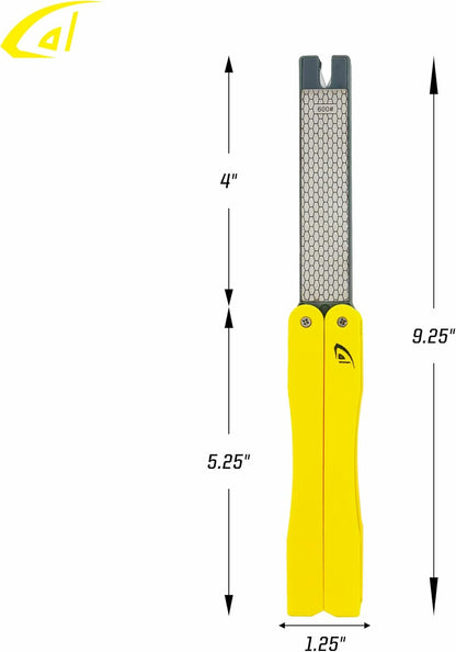 danco Fishing Fillet Knife Sharpeners, Small Enough to Fit in Tackle Box, Outdoor Handheld Knife Sharpener, Fishing, Hunting, Fillet, Pocket Knives