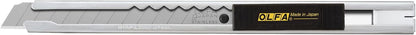 9mm Stainless Steel Utility Knife (SVR-1) - Retractable, Auto-Lock